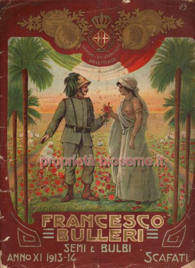 Francesco Bulleri - Anno XI - Semi e bulbi - Anno 1913-14(originale presso Accademia dei Georgofili)